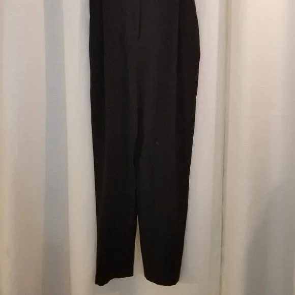 NWT Black Sleeveless Halter 2 Button Waist Jumpsuit 2 - Picture 3 of 9